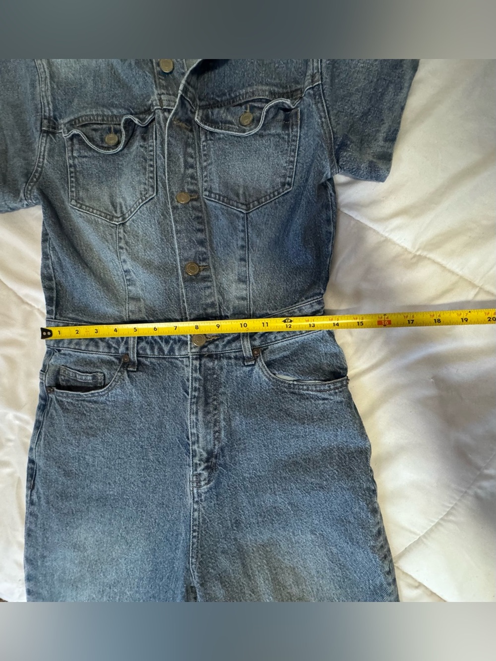 Habitual Blue Denim Women's Jean Overalls - Picture 5 of 11